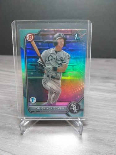 Bowman 2022 1ère édition #BPPF-71 Colson Montgomery feuille bleu ciel