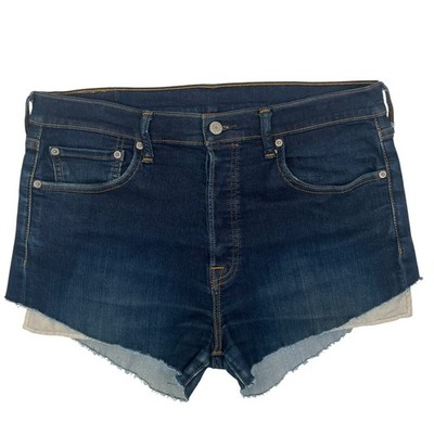 Levi s 501 Button Fly Handmade Denim Jean Shorts Mens 34 / Womens 16 -3''Inseam