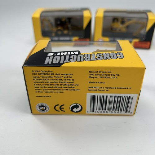 Norscot Die-Cast Metal CAT Construction Mini's Lot Of 3 NEW - Picture 5 of 17