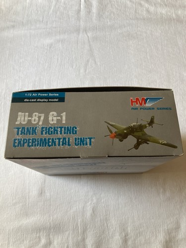 WW2 ๐ฉ๐ช Hobby Masters 1/72 Luftwaffe JU-87 G1-Tank Fighting Experimental Unit - Picture 18 of 23