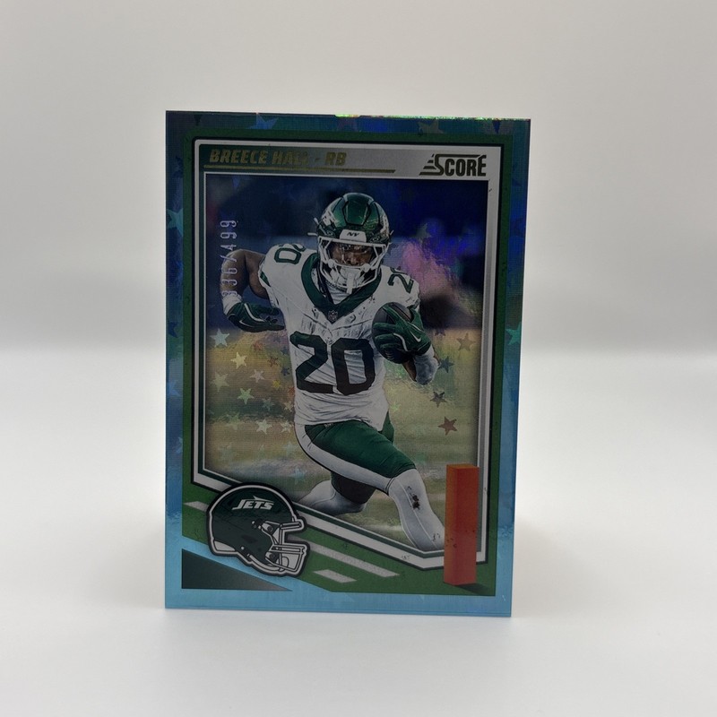 2025 Score✨SP-Stars Teal 336  /499✨#282 Breece Hall - New York Jets 