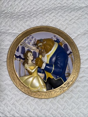 Beauty And The Beast 3D Relief Plate  Tale As Old As Time  Disney Store