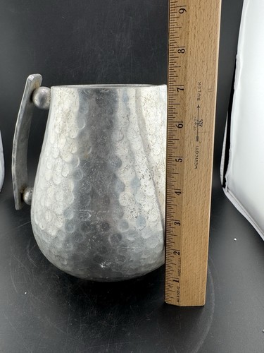 BW BUENILUM Hammered Aluminum MCM Ball & Plate Handle Water Jug Pitcher Read* - Picture 13 of 13