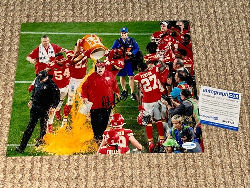ANDY REID SUPER BOWL SIGNED HANDSIGNIERT 11x14 FOOTBALL Kansas City Chiefs NFL - Bild 2 von 2