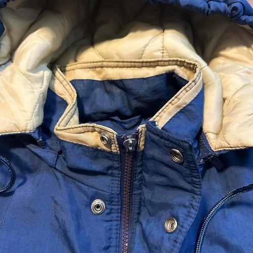 Vintage Notre Dame Starter Puffer Jacke Mantel Gr. Large - Bild 5 von 5