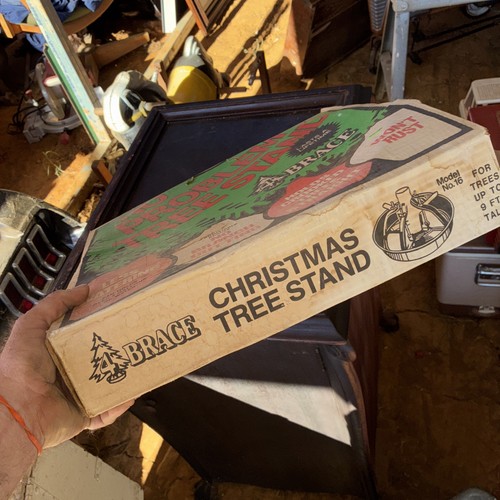 Vintage Christbaumständer Gunnard No Problem 4 Streben Stahl verzinkt #16 - Bild 3 von 10