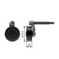 Spannrolle, Keilrippenriemen Gates Drivealign™ T39000