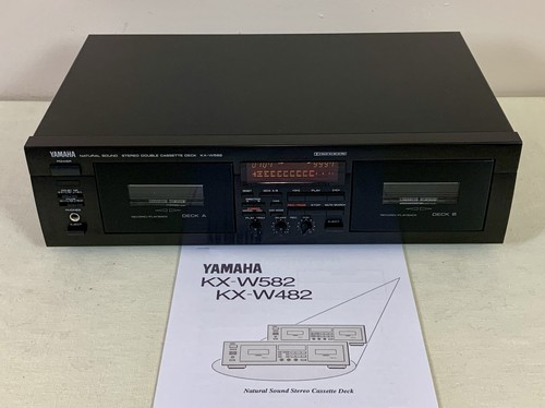Yamaha KX-W582 Dual Record, Auto Reverse, Kassettendeck, HX Pro, generalüberholt