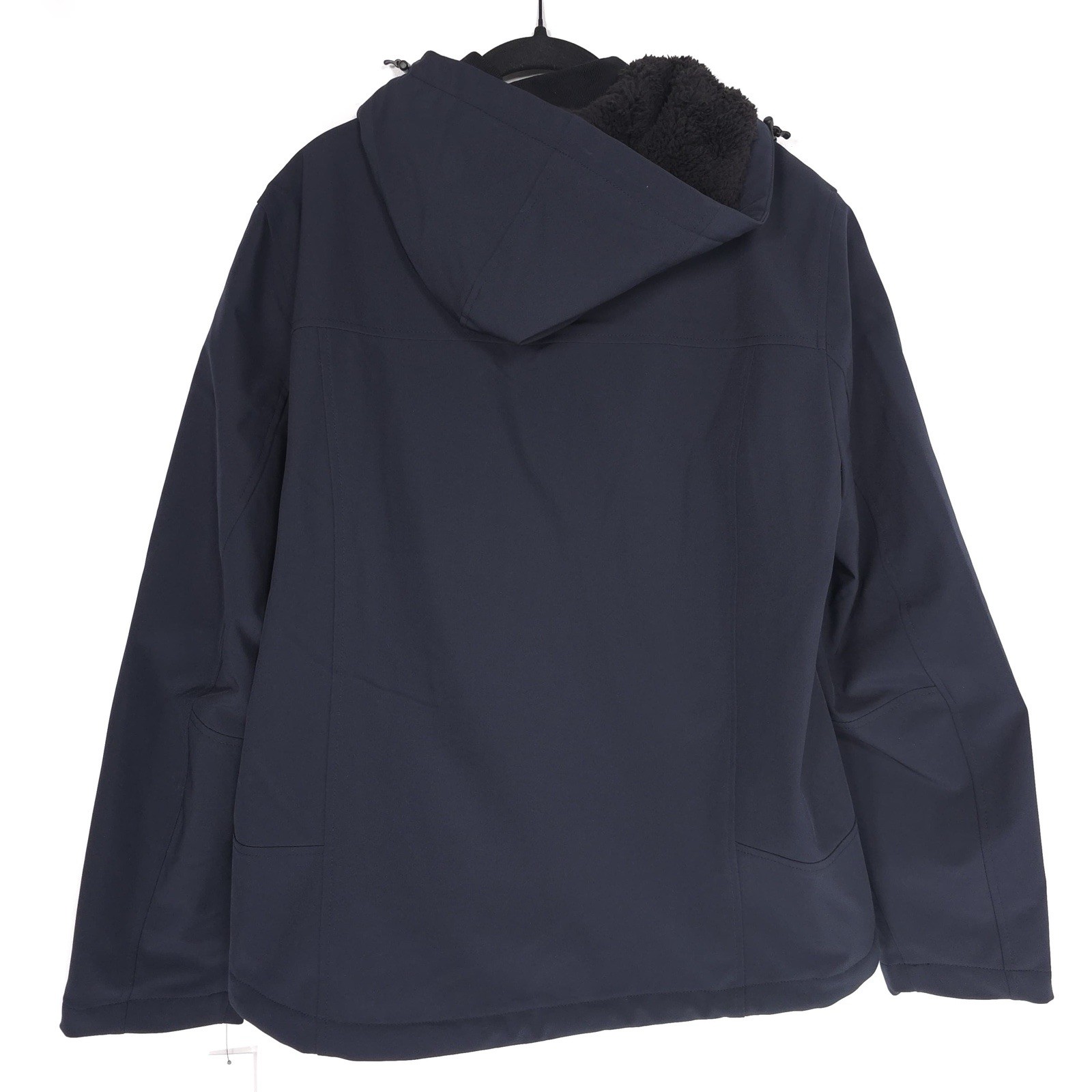 Calvin Klein New Men’s Jacket MEDIUM Sherpa Lined Infinite Soft Shell True NAVY image 7