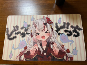 Hololive Nakiri Ayame "Docchi Docchi!" TCG Playmat