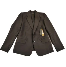 Women's Donna Karan New York Black Double Button Blazer/Jacket Size 6