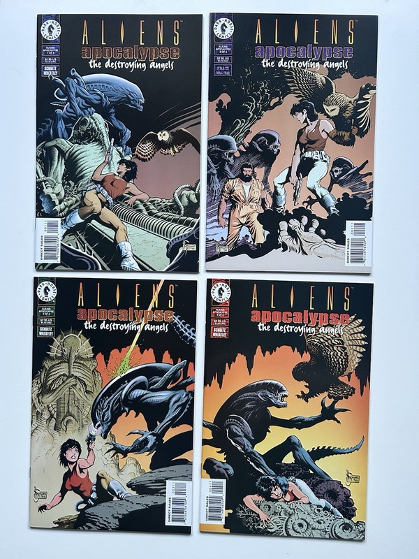 Aliens Apocalypse The Destroying Angels #1-4 (1999) ALL MINT Dark Horse Comics