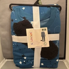New XL Joyspun Soft Cozy Hacci Fleece 2 Piece Pajama Set With Socks 🧦 🌌 🌙🌘