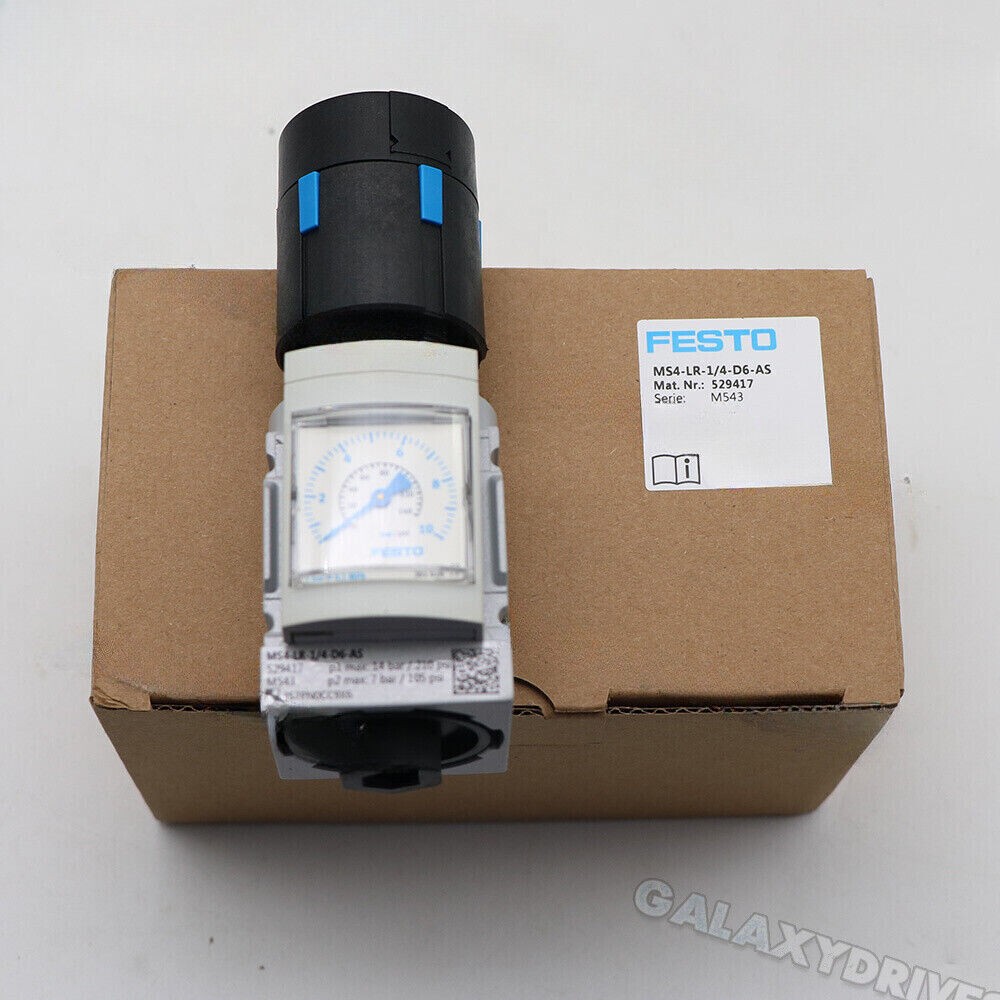 New Festo MS4-LR-1/4-D6-AS 529417 Pressure Regulator (1Pcs)-