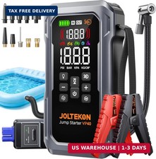 6000A 160PSI 9-in-1 Car Battery Jump Starter with Air Compressor  Air Blower A