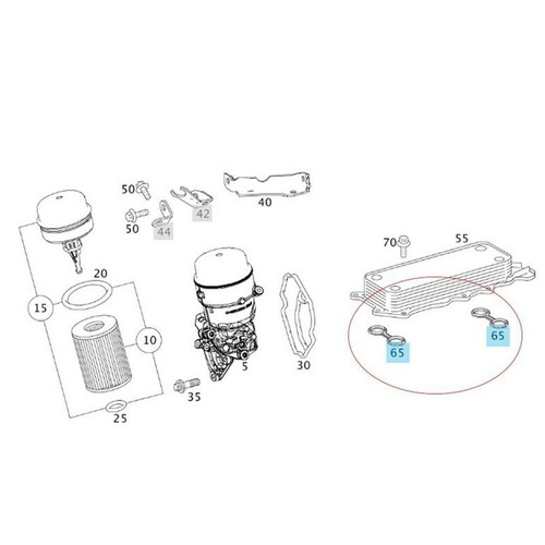 Seal For List Models OM642 Packing Set V6 2Pcs Fashion Hot New Stylish - Picture 11 of 12