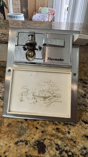 Vintage Built-in Thermador Electric Can Opener In Wall Works! 70’s