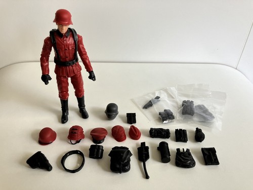 Marauder Task Force Deluxe WWII German Soldier 3.75" Actionfigur 100% komplett