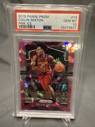 Collin Sexton 2019-20 Panini Prizm Pink Ice #74 PSA 10 GEM MT
