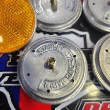 Front Fork Cover Reflector Amber For Honda CL, CB, C, CT,50,70,90,350,550,750