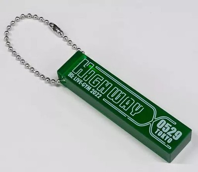 B z LIVE-GYM 2022 Highway X Hotel Keychain Limited May 29th Japan Exclusive  B 