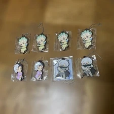 Dr. Stone Acrylic Strap 8PC Set  Cute Chibi Style  Anime  New