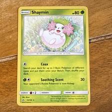 Pokemon TCG Shaymin 15/156 Ultra Prism Holo Rare Card on eBay