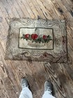 Dated 1884 Antique American Folk Art Hooked Rug Mat, 19th Century 29” x 39” AAFA — photo 1