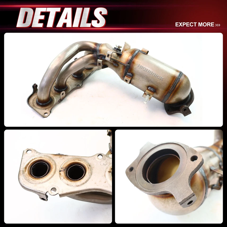 Convertidor catalítico para Toyota Camry 2002-2006, Solara 2,4 L L4 compatible con la EPA Foto 3 de 4