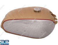 FüR 1950 BSA Golden Flash A10 & Chrom Beschichtet Fuel Petrol Benzintank S2U