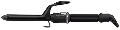 BaBylissPRO Porcelain Ceramic 3/4 Inch Curling Iron, Hair 0.75 Inch, Black 