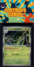Team Rocket's Spidops SV10: Destined Rivals Pokémon 020/182 Holo Rare NM+