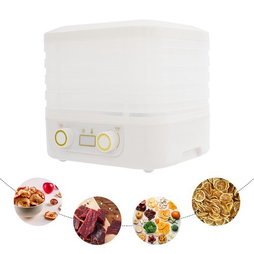 Asciuga Alimenti Bianco Disidratatore Frutta con 5 Scomparti Disidratatore Alimentare - Foto 2 di 19