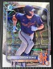 2025 Bowman Draft - Chrome Carson Benge #BDC-138 Laser Refractor (RC)