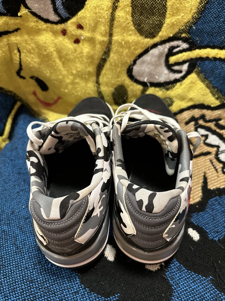 Nike Air Jordan Hombre SC 1 Parte Superior Baja Blanco Negro Camuflaje Talla 9.5 (599929-020) Foto 3 de 4