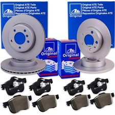 ATE BREMSSCHEIBEN + BELÄGE VORNE + HINTEN für NISSAN PRIMERA P12 WP12 Limo Kombi