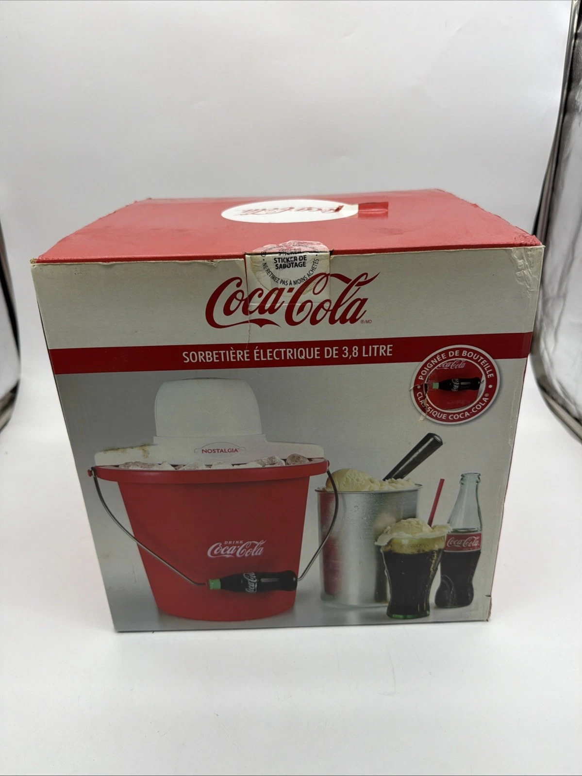 Nostalgia COCA COLA 4-Quart Electric Ice Cream Maker Electric Retro NEW
Opens in a new window or tab