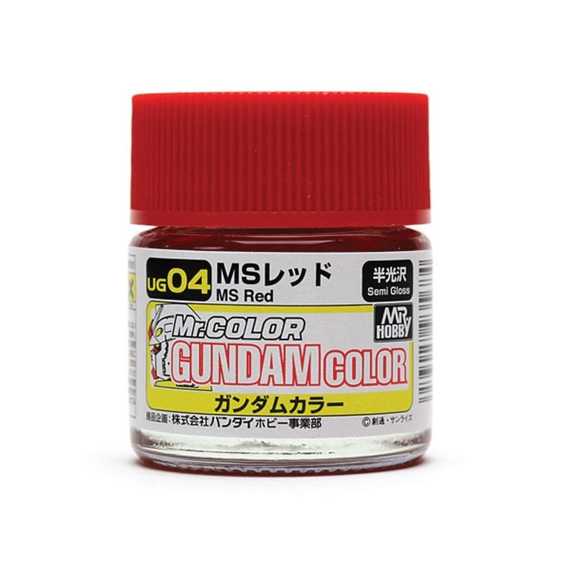 Mr Hobby - Gunze UG-04 - Gundam Color (10ml) MS Red - New