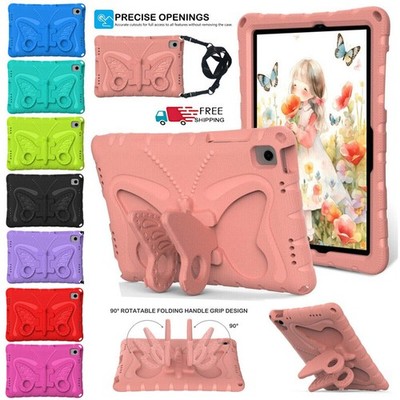 For Samsung Galaxy Tab A9/A9+ Tablet Kids Butterfly EVA Stand Case Cover Strap