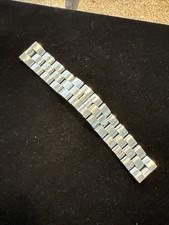 BAUME MERCIER SOLID STEEL HAMPTON 18MM STRAP BAND BRACELET