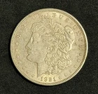 1921-D Morgan Silver Dollar $1 90% - Last Year Issue #002