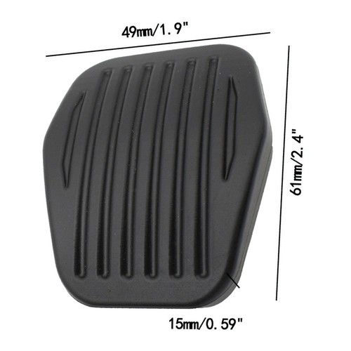 Brake Clutch Car Brake Cover Replacement 2pcs Black Rubber 2022 Newest - Picture 5 of 6