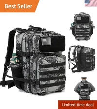 Molle Daypack with Laptop Compartment and Bottle Holder