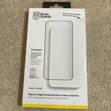 BodyGuardz Pure 2 Edge Glass Screen Protector for iPhone 6.7 2022 13 Pro Max