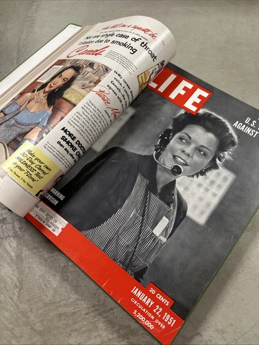 LIFE Magazine - Bound Volume January - February 1951 Hardcover - Picture 7 of 11