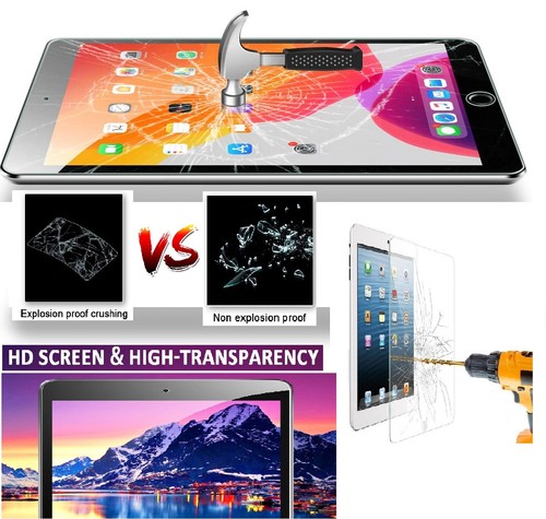 Screen Protector Tempered Glass For iPad 10.9/9/8/7/6/5 Air 5/4/3/2 Pro11 - Picture 4 of 7