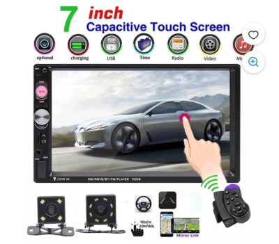 7 Inch 7023B DOUBLE 2DIN Car MP5 Player BT/SD/AUX Touch Screen Stereo Radio HD