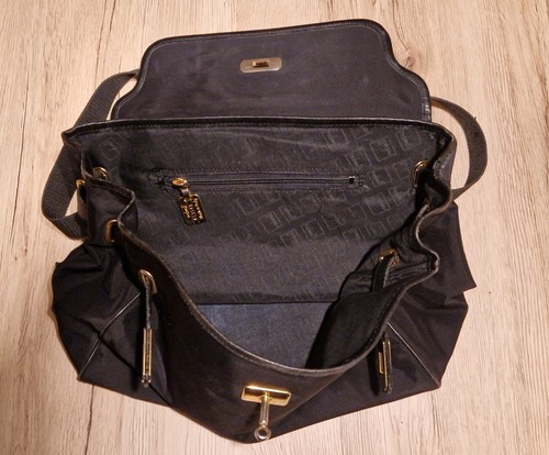 Borsa a mano originale Moschino Redwall borsa nera borsa a tracolla vintage - Foto 5 di 16