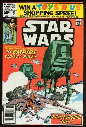 Star Wars # 40 OCTOBER  1980 Newsstand NEAR MINT EMPIRE STRIKES BACK 22-1655