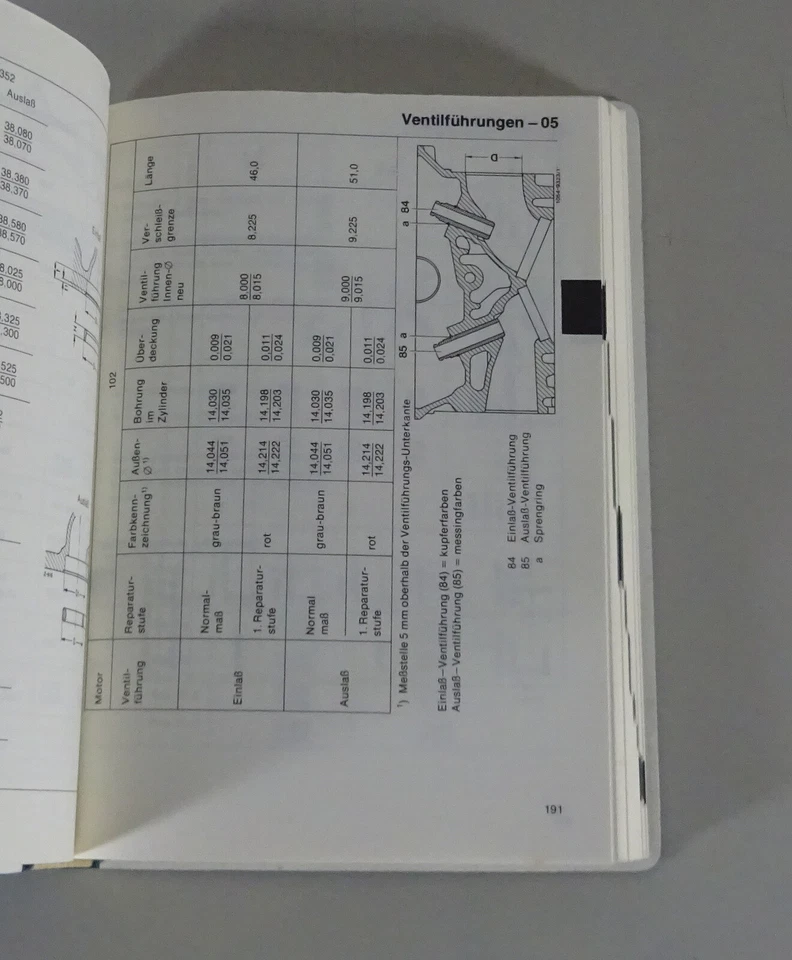 Manuales de Tablas Datos Técnicos Mercedes Benz Transporter T1 T2 Y Bus 11/1984 - Imagen 4 de 4